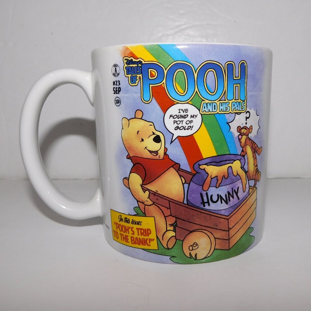 The Tales of Winnie the Pooh and his Pals Disney Store Mug Trip to the Bank
